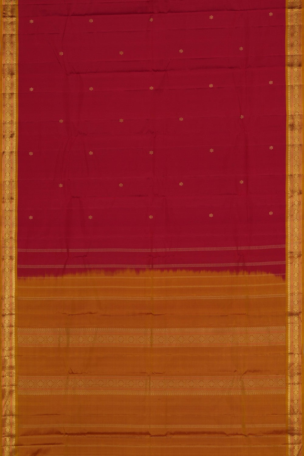 Image of Arani Silk Red Saree