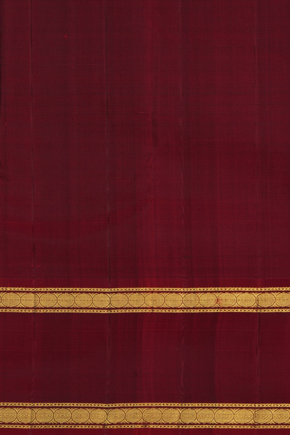 Image of Gadwal Silk Kattam Bottle Green Saree