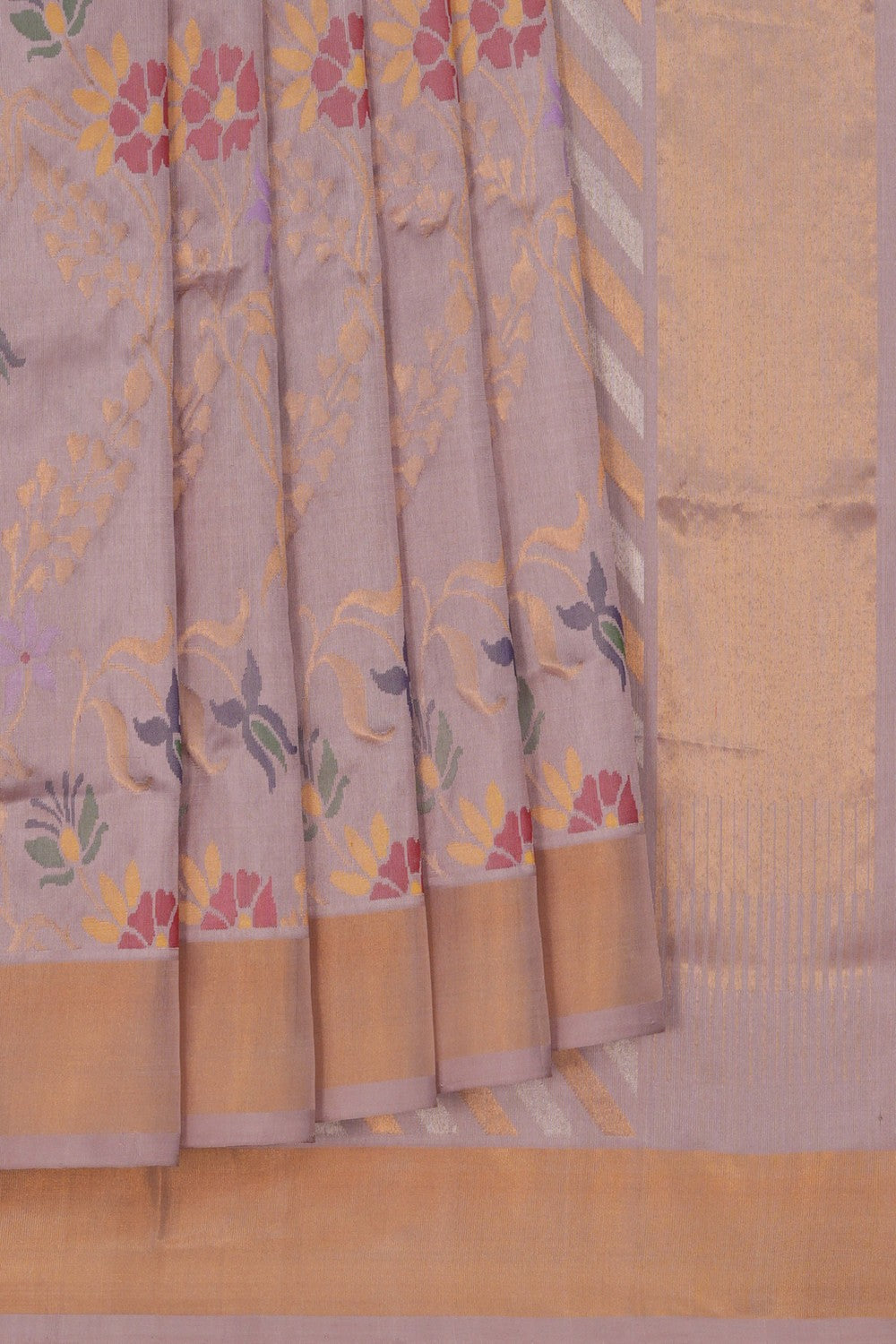 Image of Uppada Silk Mauve Saree