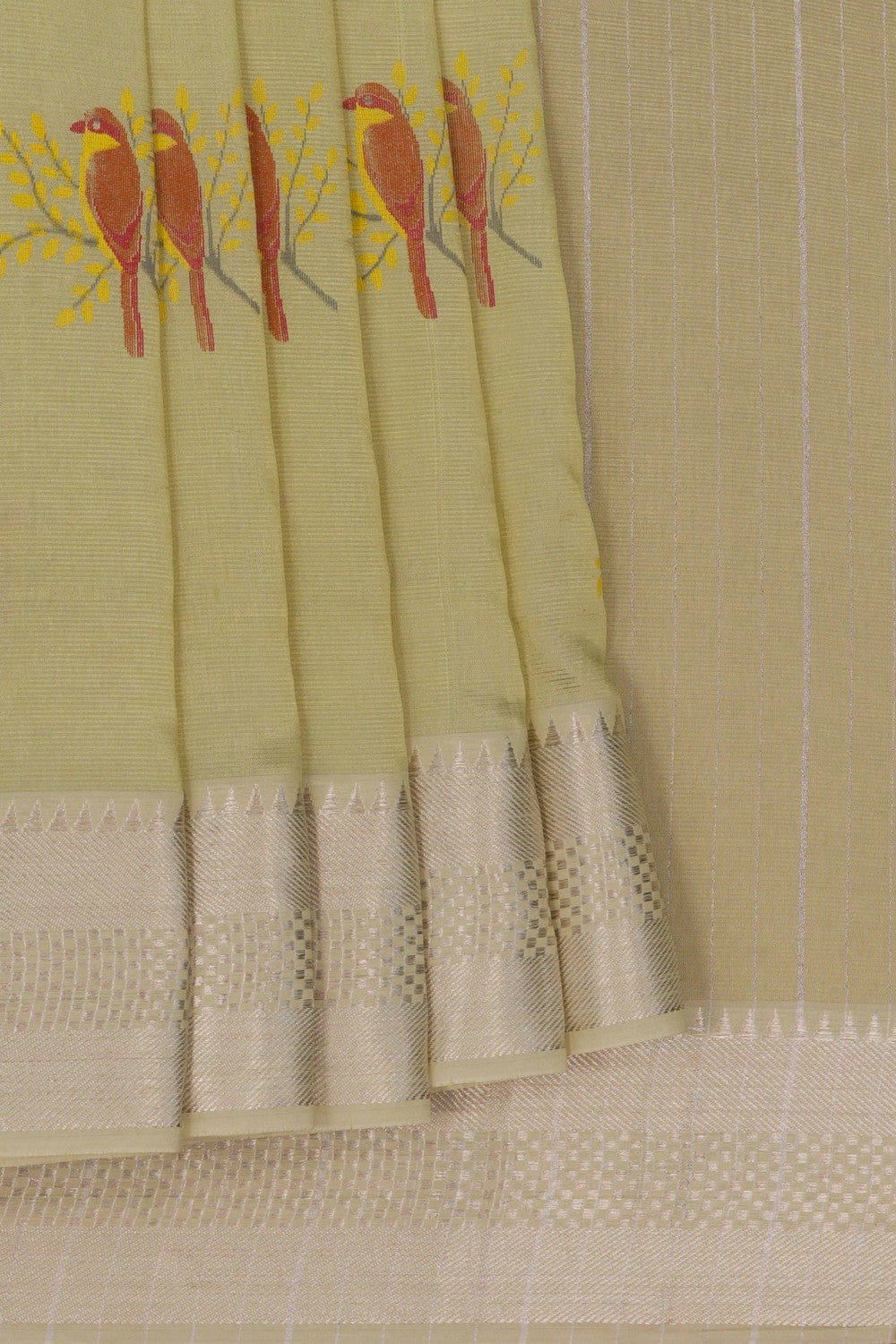 Image of Sea Green Printed Saree