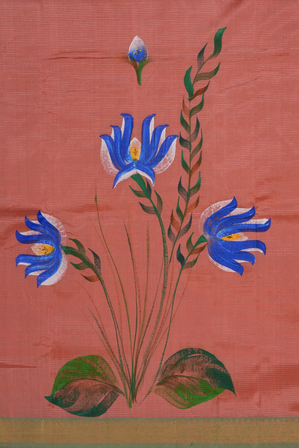 Floral Painted Saree