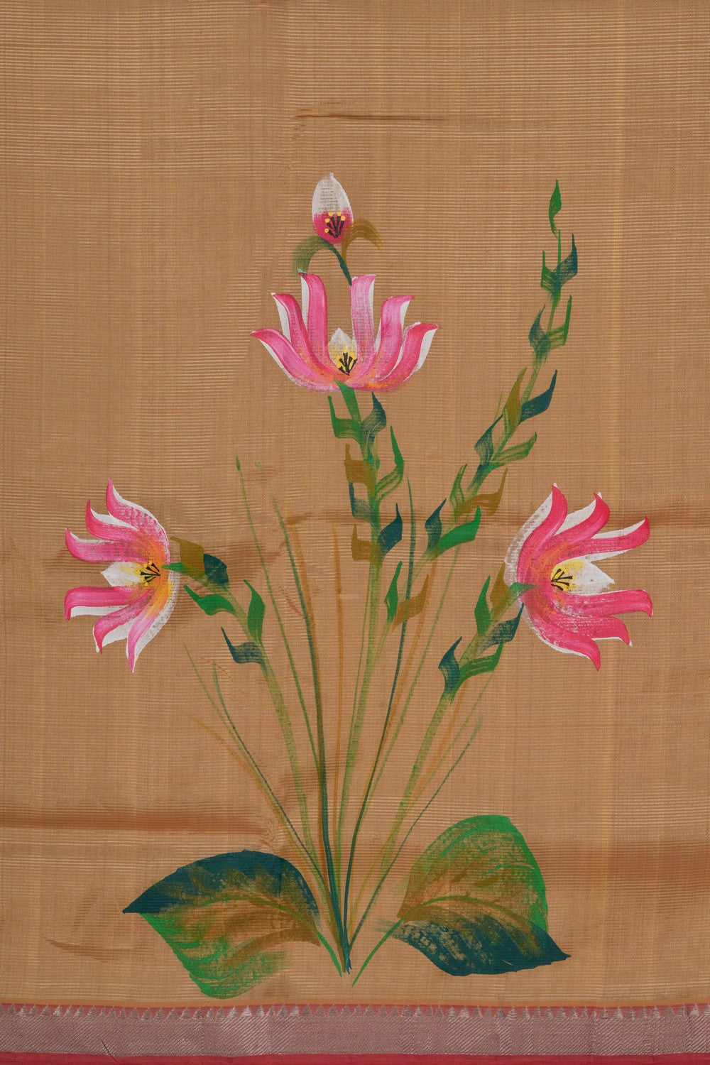 Floral Painted Saree