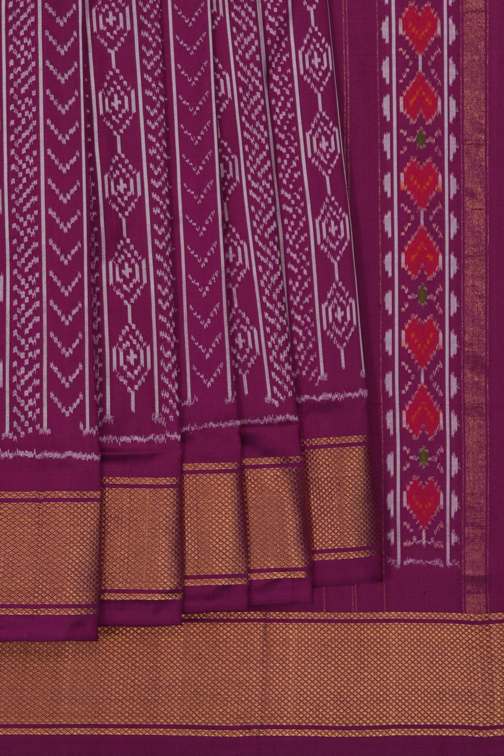 Image of Pochampally Ikat Silk Saree