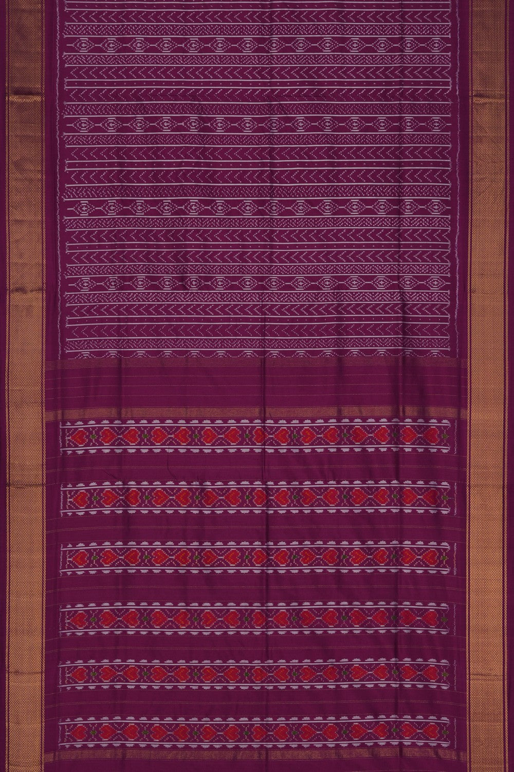 Image of Pochampally Ikat Silk Saree