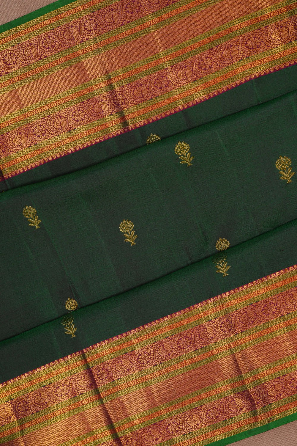 Image of Arani Silk Green Saree