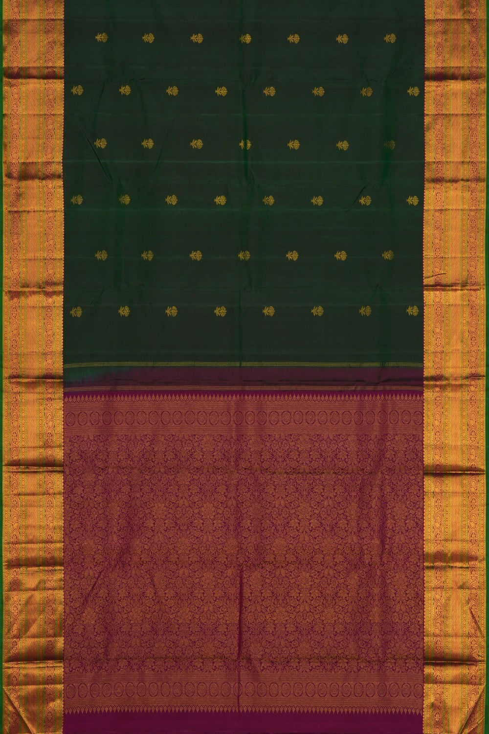 Image of Arani Silk Green Saree