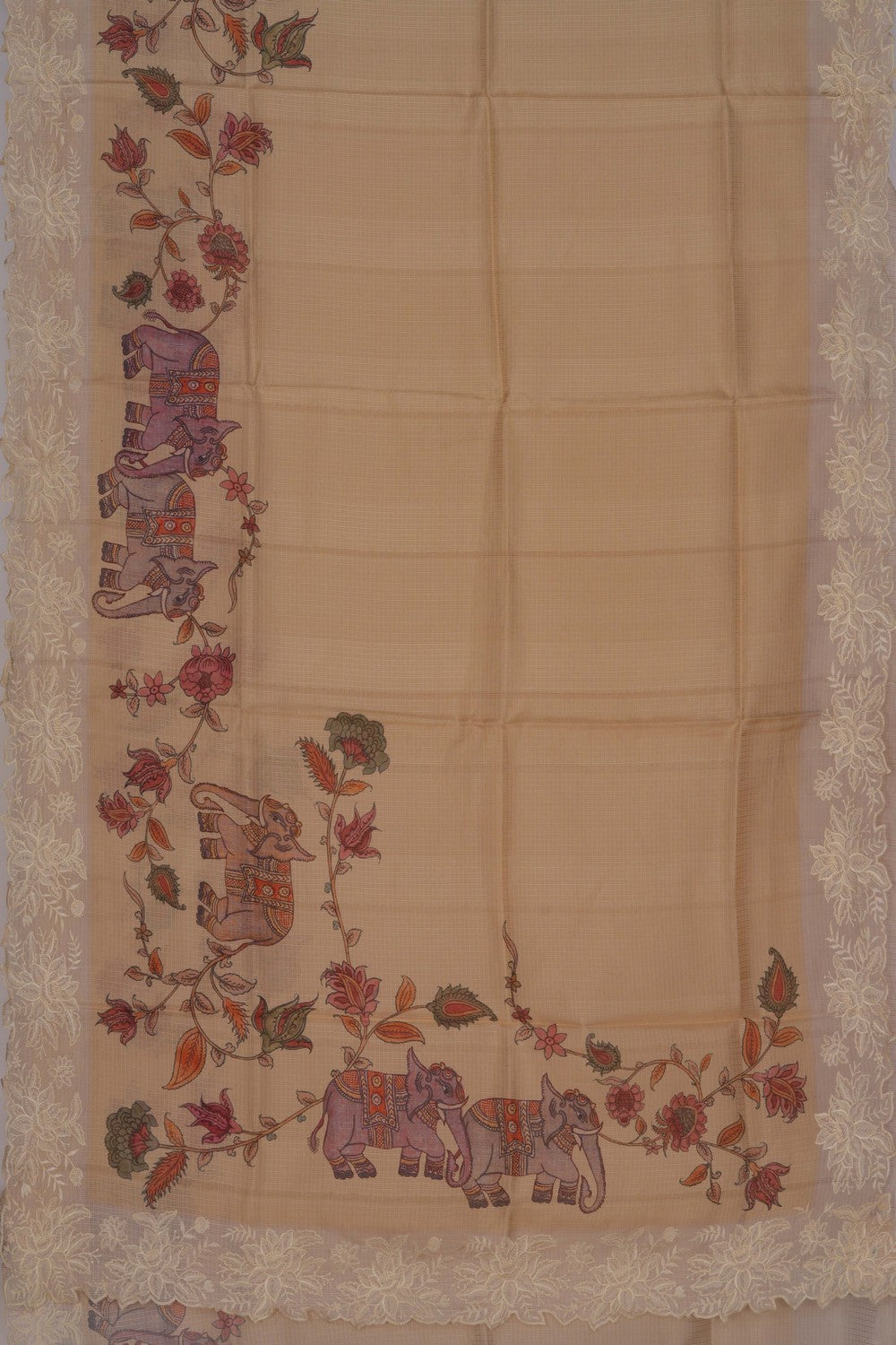 Image of Kota Pale Yellow Saree
