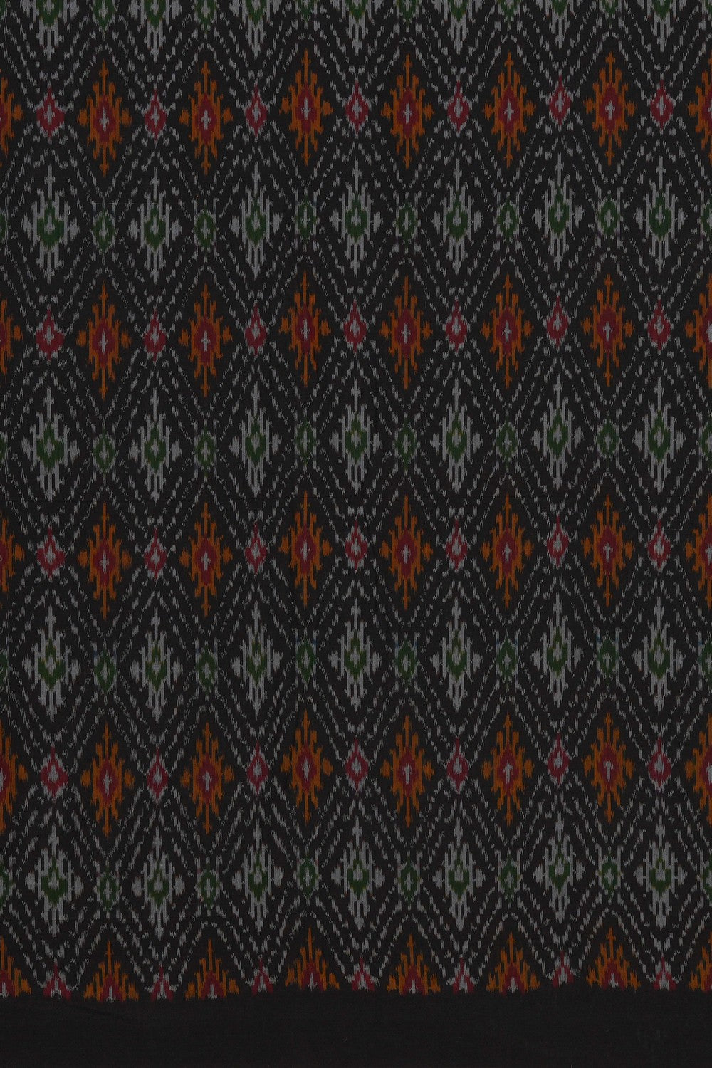 Image of Pochampally Ikat Unstitched Suit With Dupatta (3 Pcs Set)