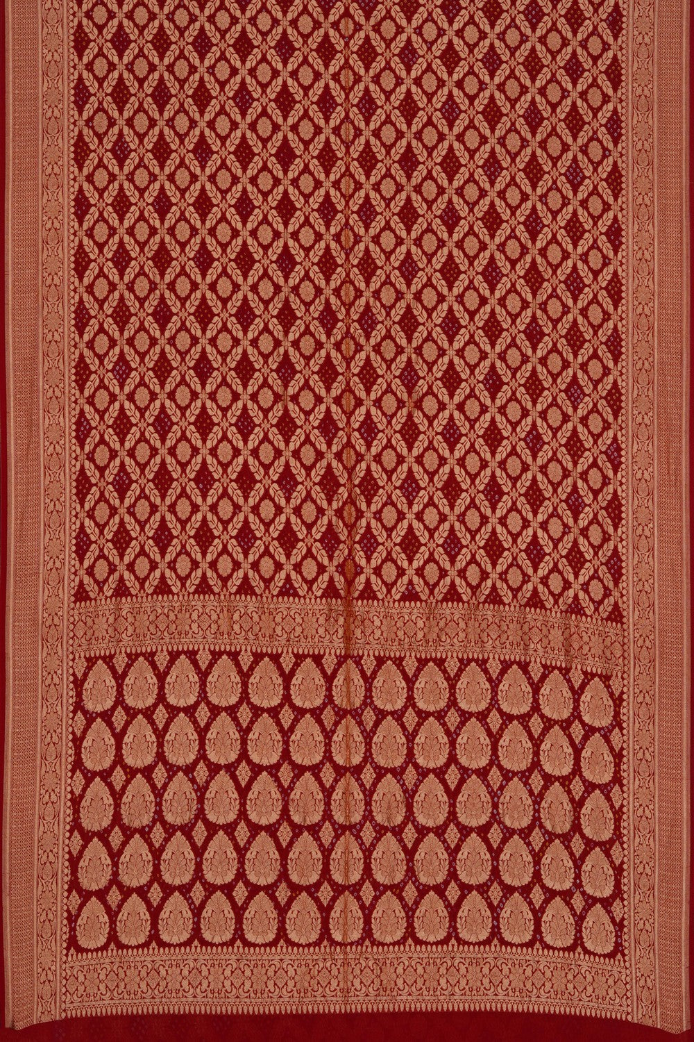 Banarasi-Chiffon Bandhani Brocade Saree