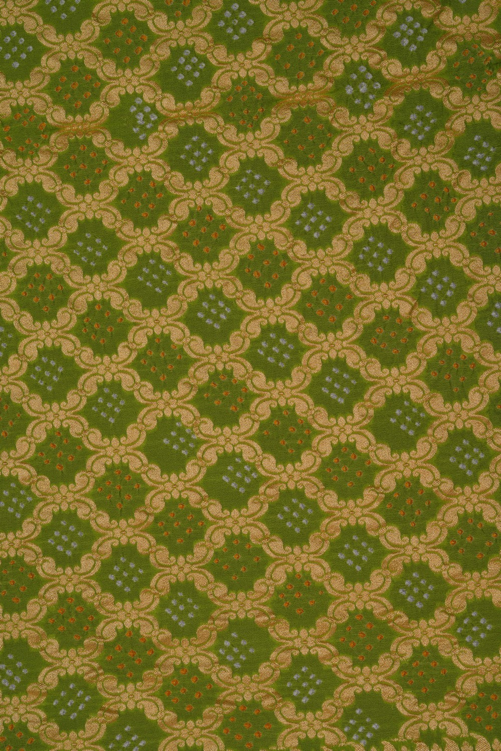 Banarasi-Chiffon Bandhani Brocade Saree