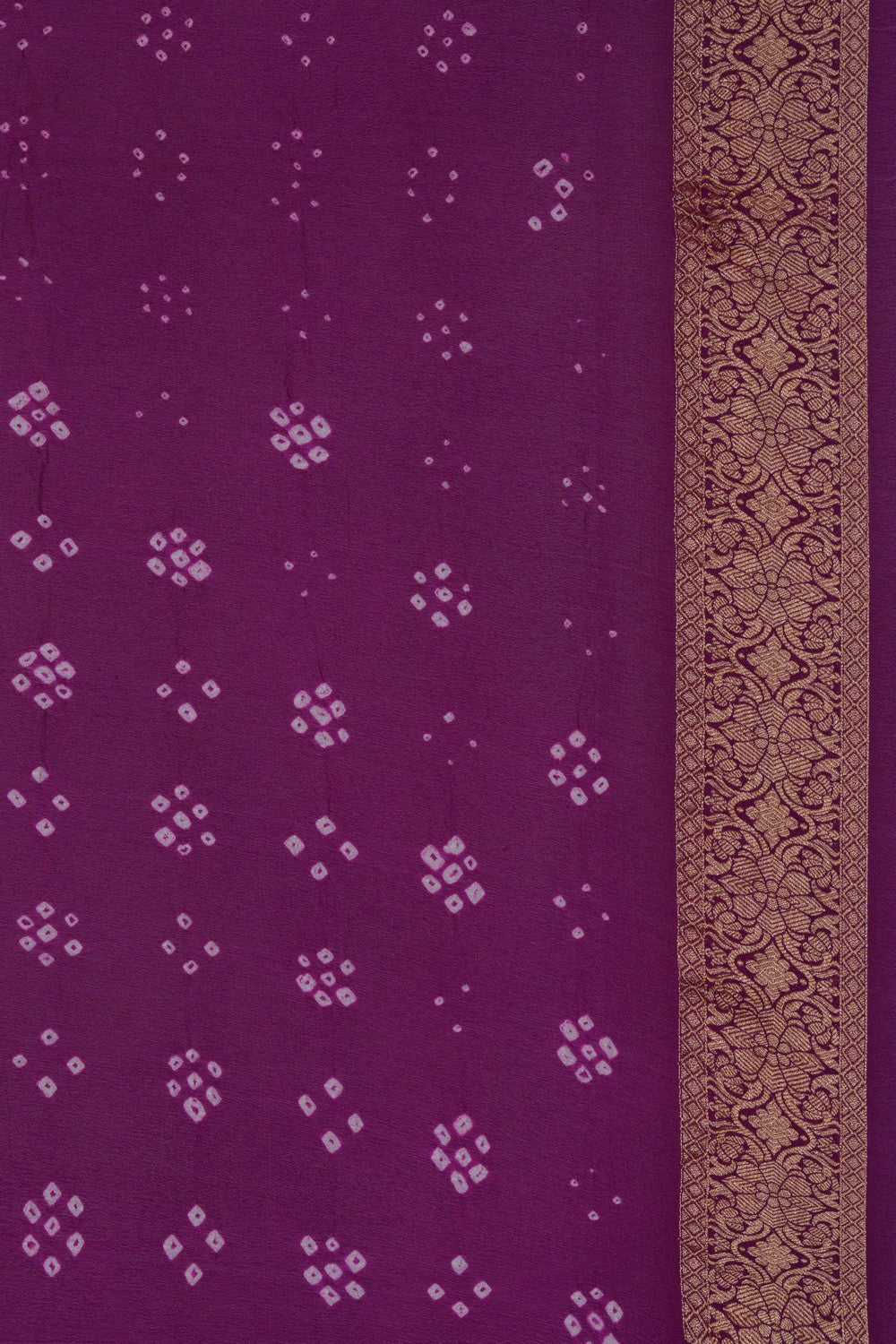 Banarasi-Chiffon Bandhani Brocade Saree