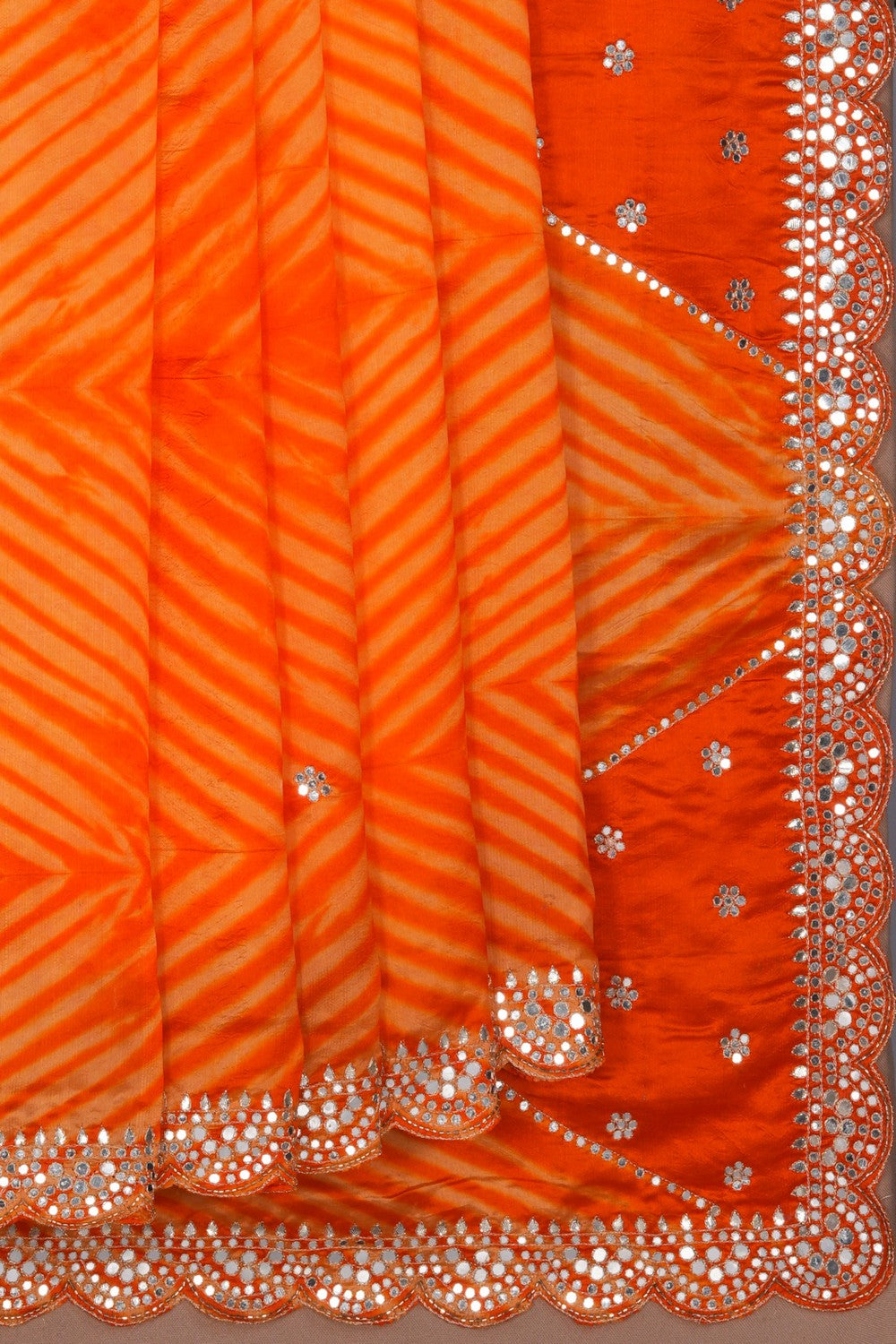 Image of A Beautiful Silk Embroidery Saree