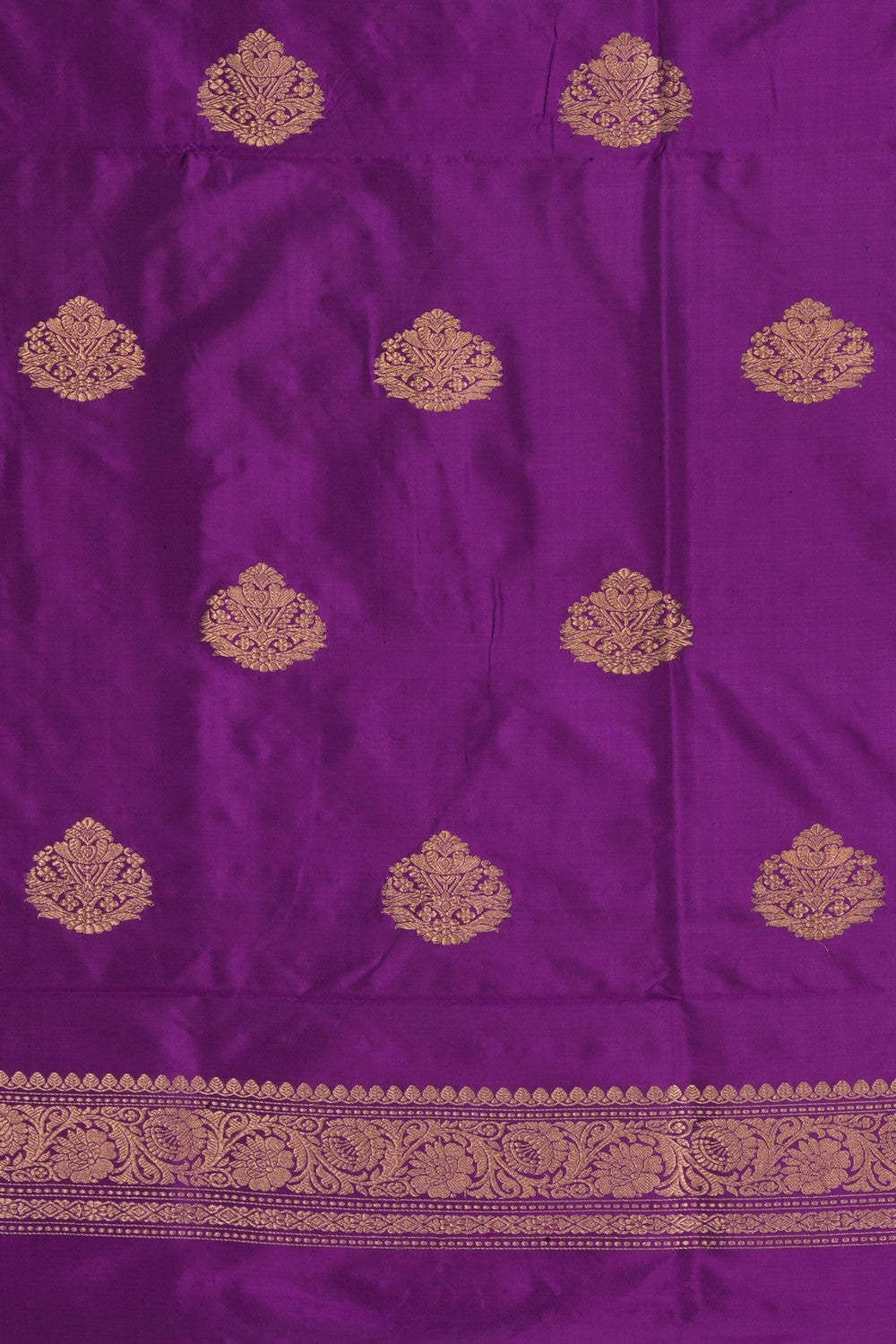 Image of Banarasi Katan Silk Unstitched Suit (3 Pcs Set)