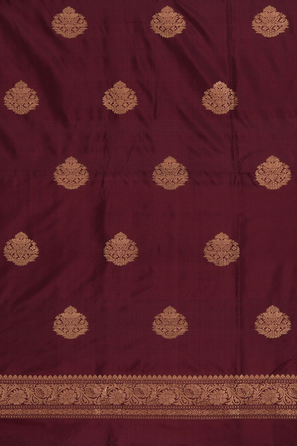 Banarasi Katan Silk Unstitched Suit (3 Pcs Set)