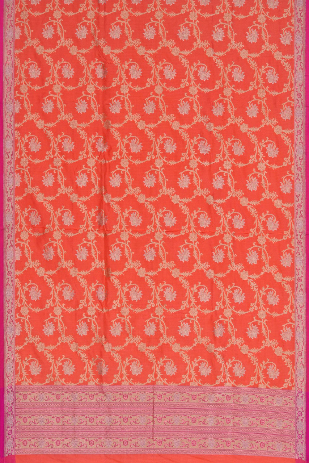 Image of Banarasi Silk Pink Dupatta