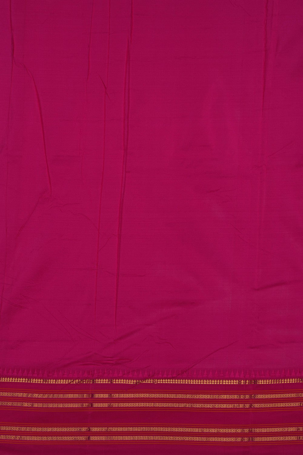 Image of Narayanpet Silk Off-White Saree