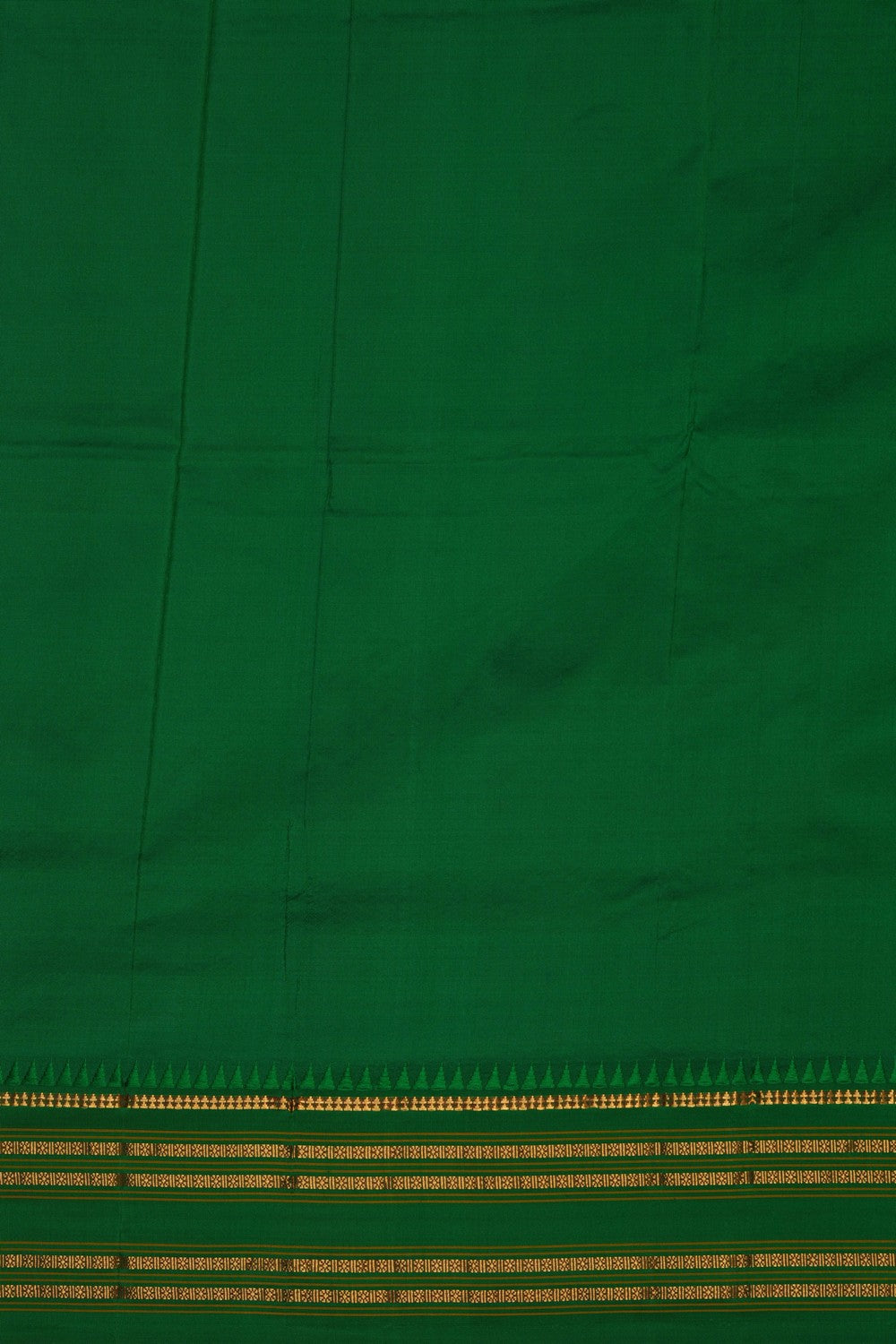 Image of Narayanpet Silk Mustard Saree