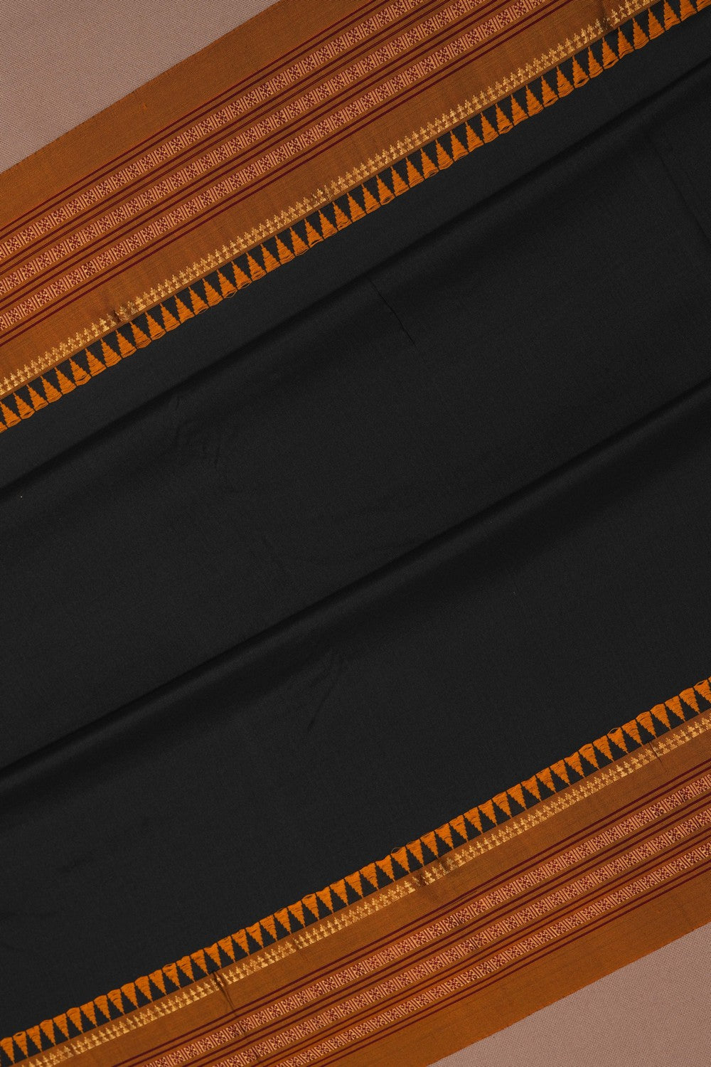 Image of Narayanpet Silk Black Saree