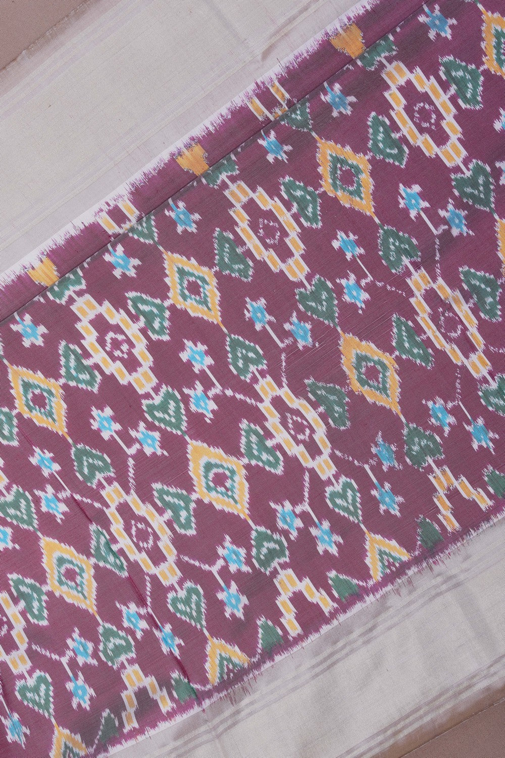 Image of Pochampally Ikat Silk Saree