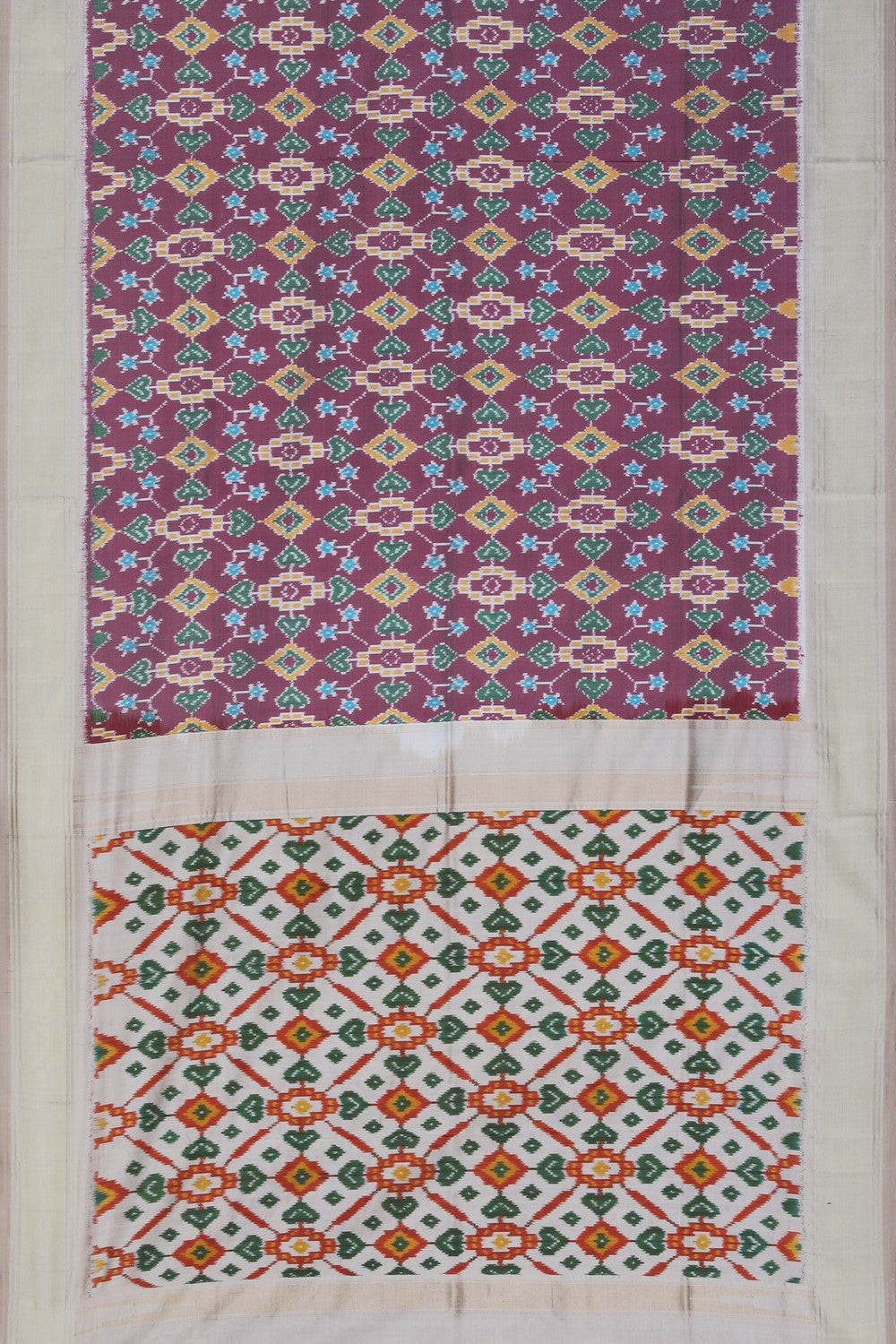 Image of Pochampally Ikat Silk Saree