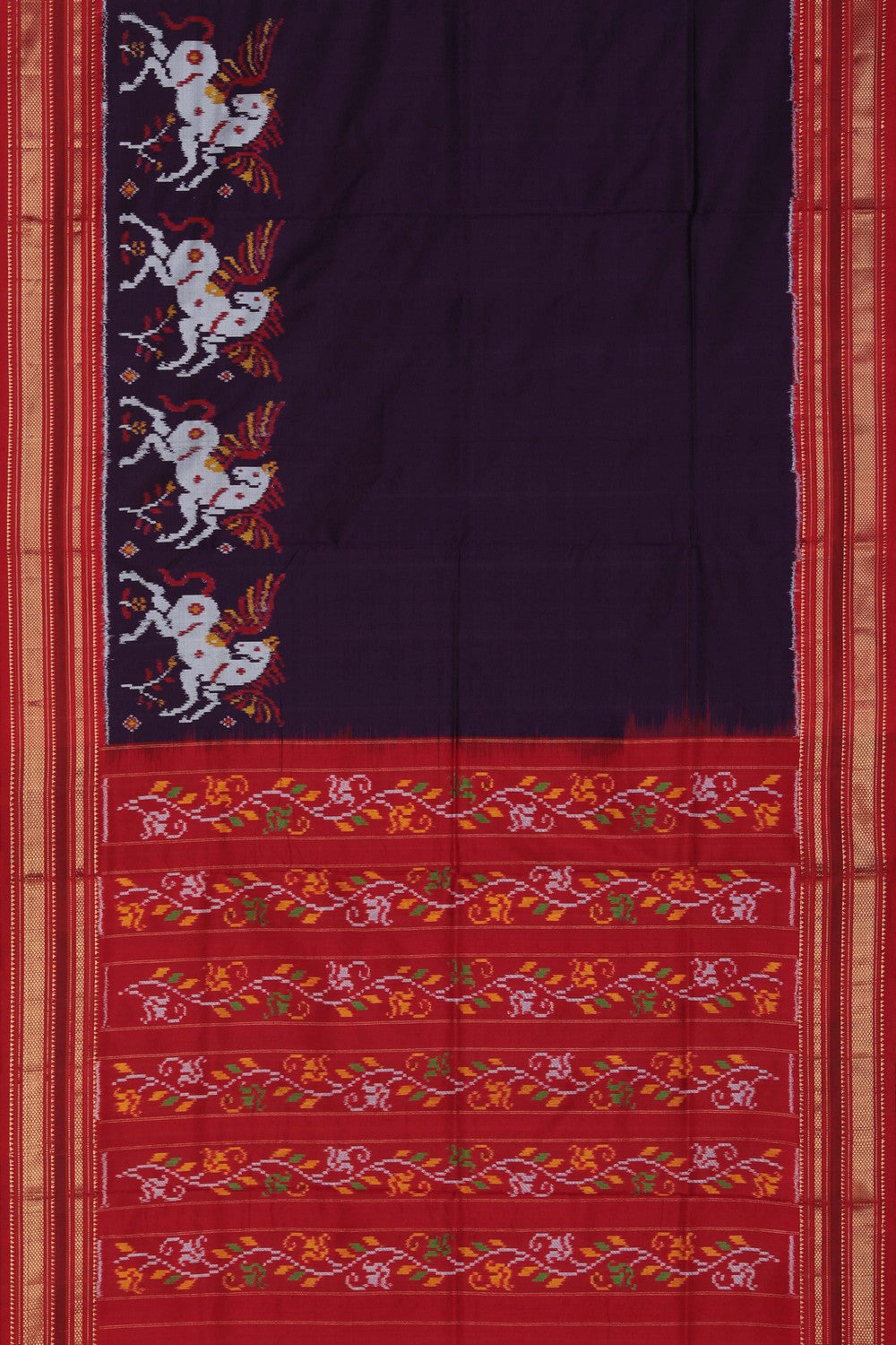 Image of Pochampally Ikat Silk Saree