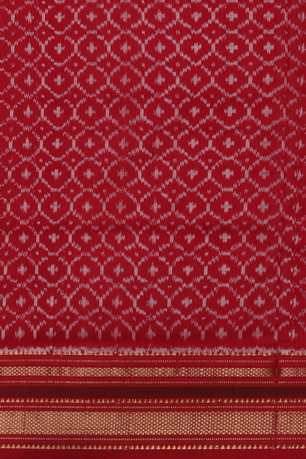 Image of Pochampally Ikat Silk Saree