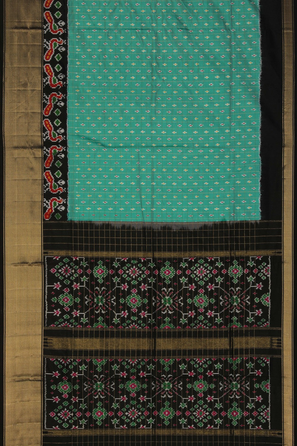 Image of Pochampally Ikat Silk Saree
