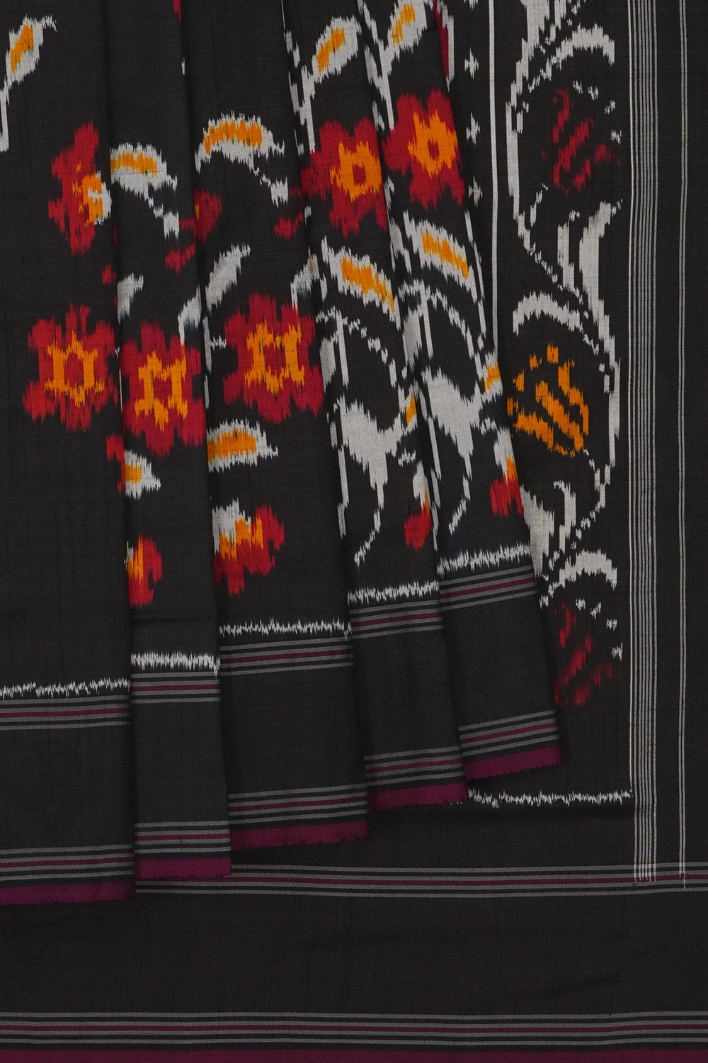 Image of Pochampally Ikat Silk Saree