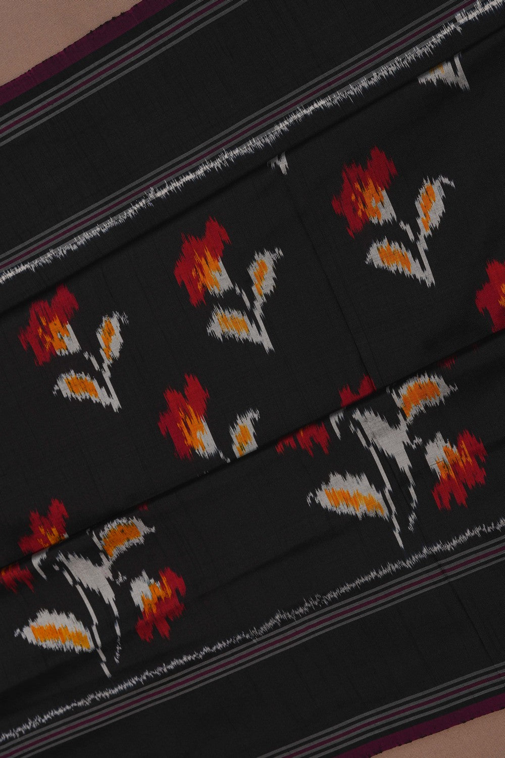 Image of Pochampally Ikat Silk Saree