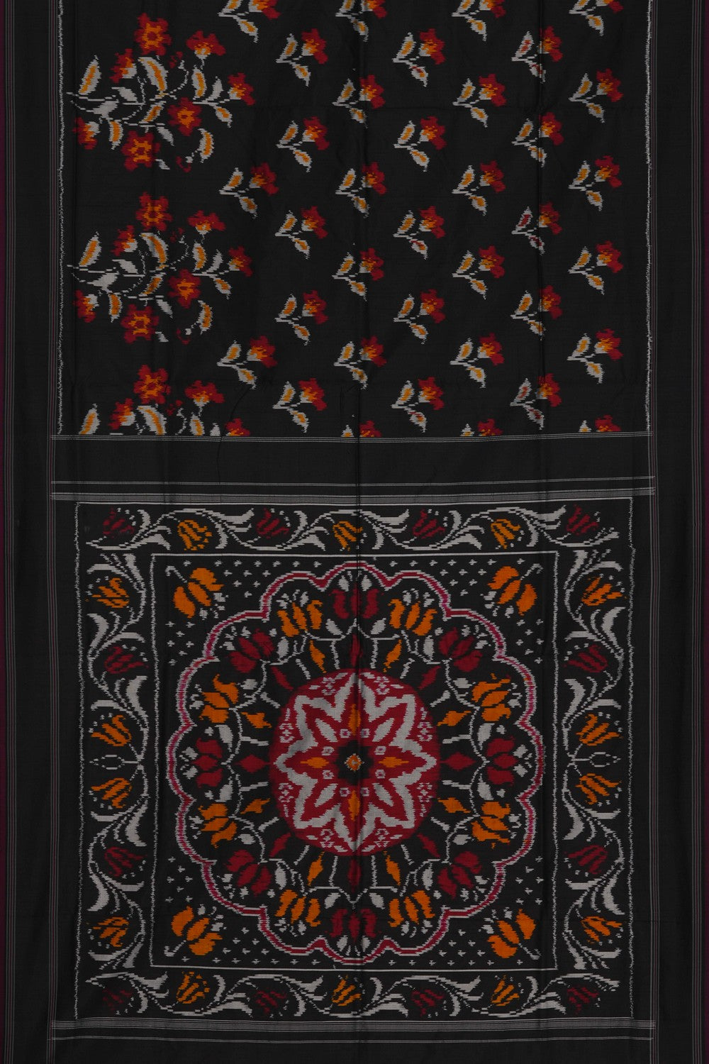 Image of Pochampally Ikat Silk Saree