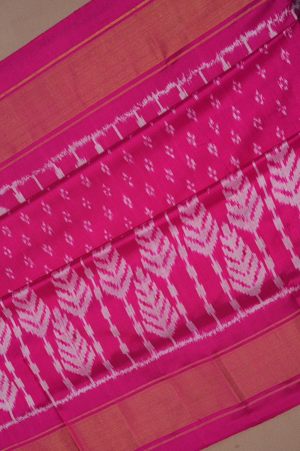 Image of Pochampally Ikat Silk Saree