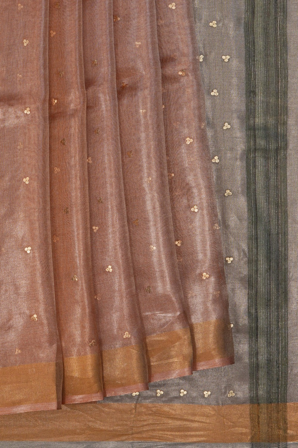 Image of A Tissue Embroidery Saree