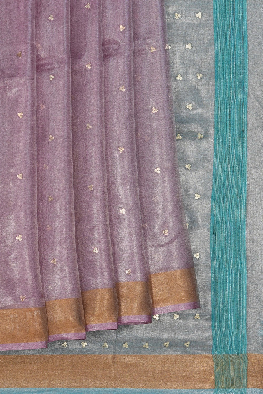 Image of A Tissue Embroidery Saree