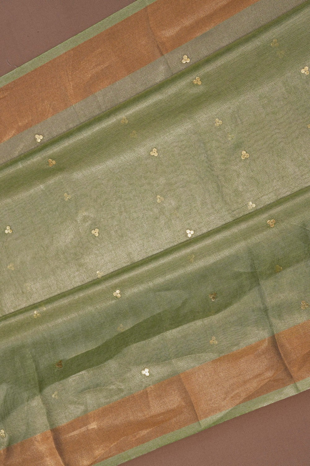Image of A Tissue Embroidery Saree
