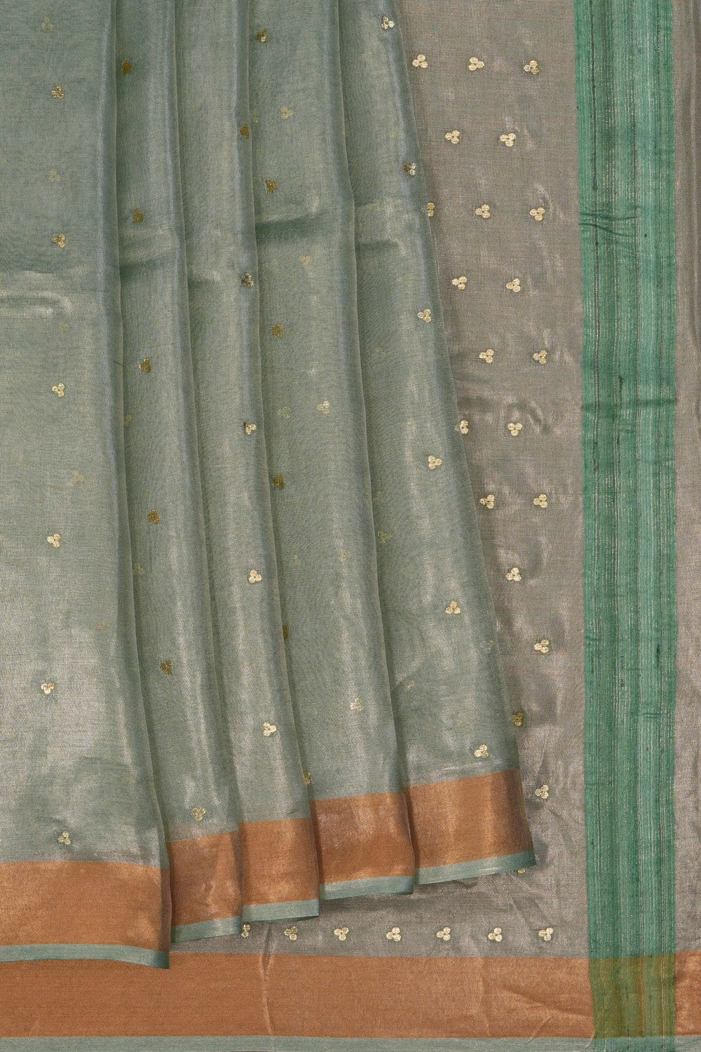 Image of A Tissue Embroidery Saree