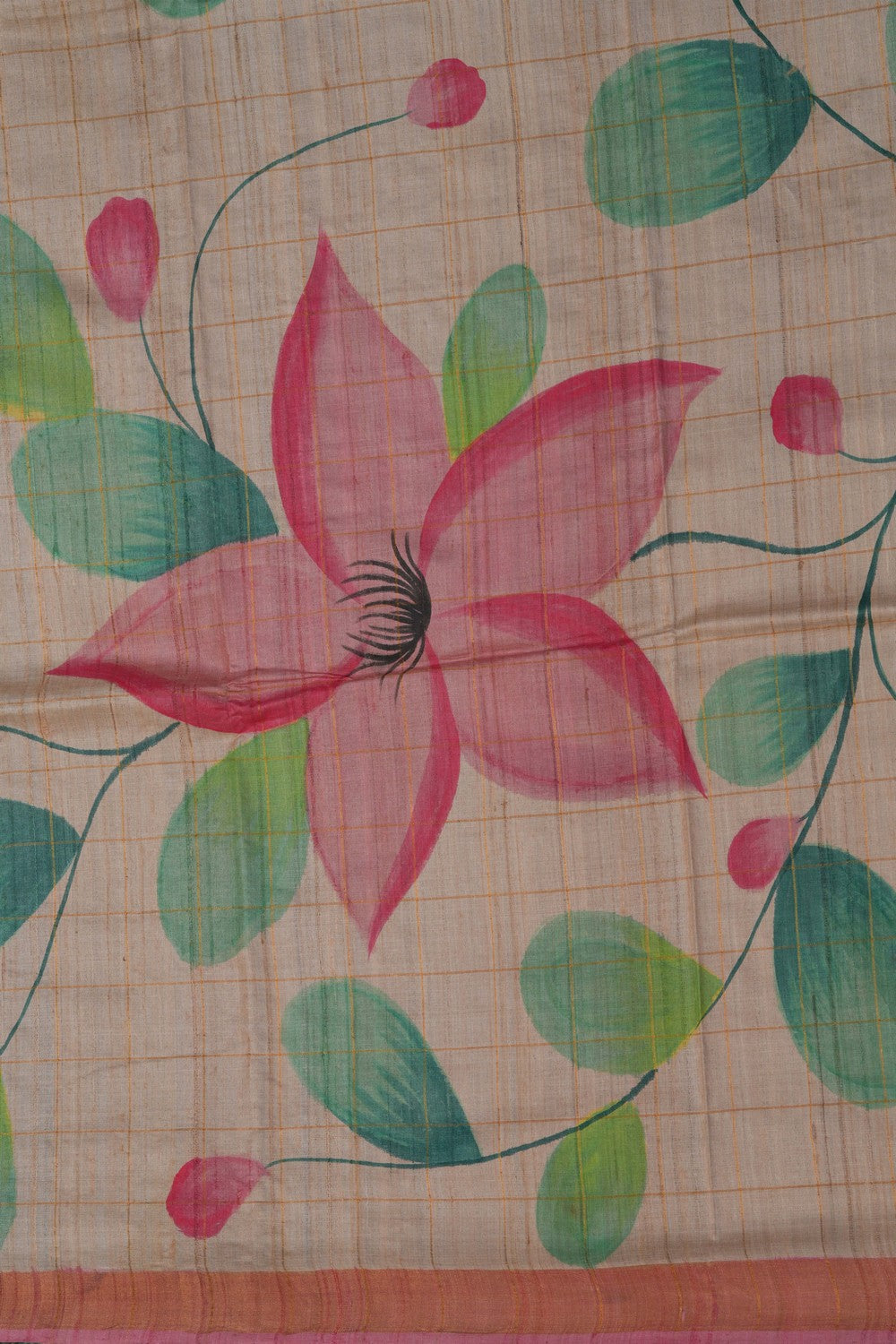 Image of A Beautiful Floral Printed Saree