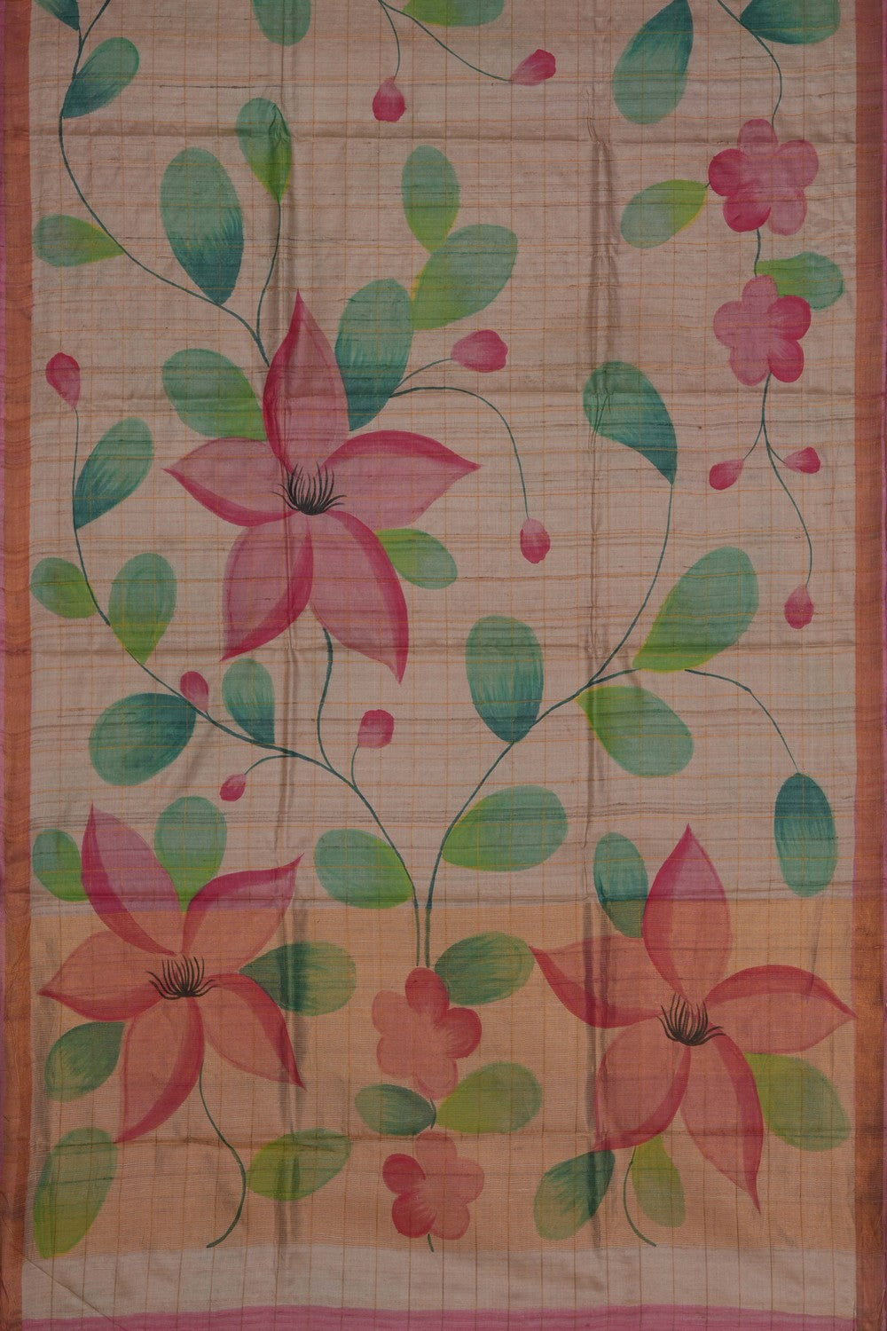 Image of A Beautiful Floral Printed Saree