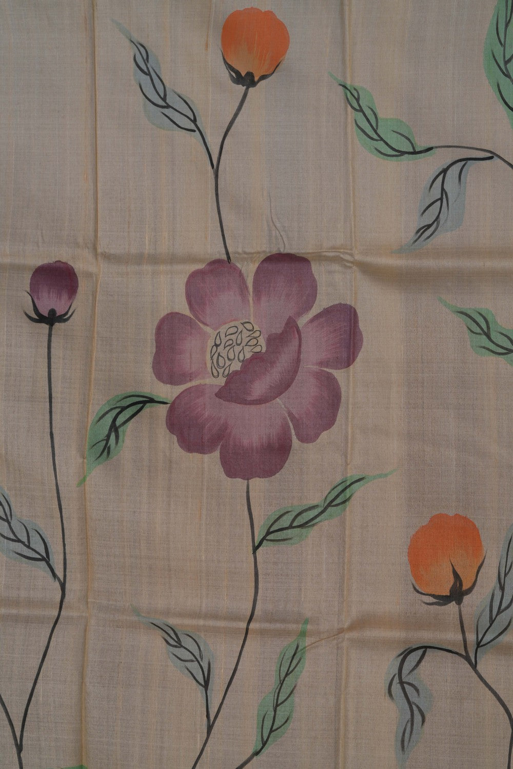 Image of A Beautiful Floral Printed Saree