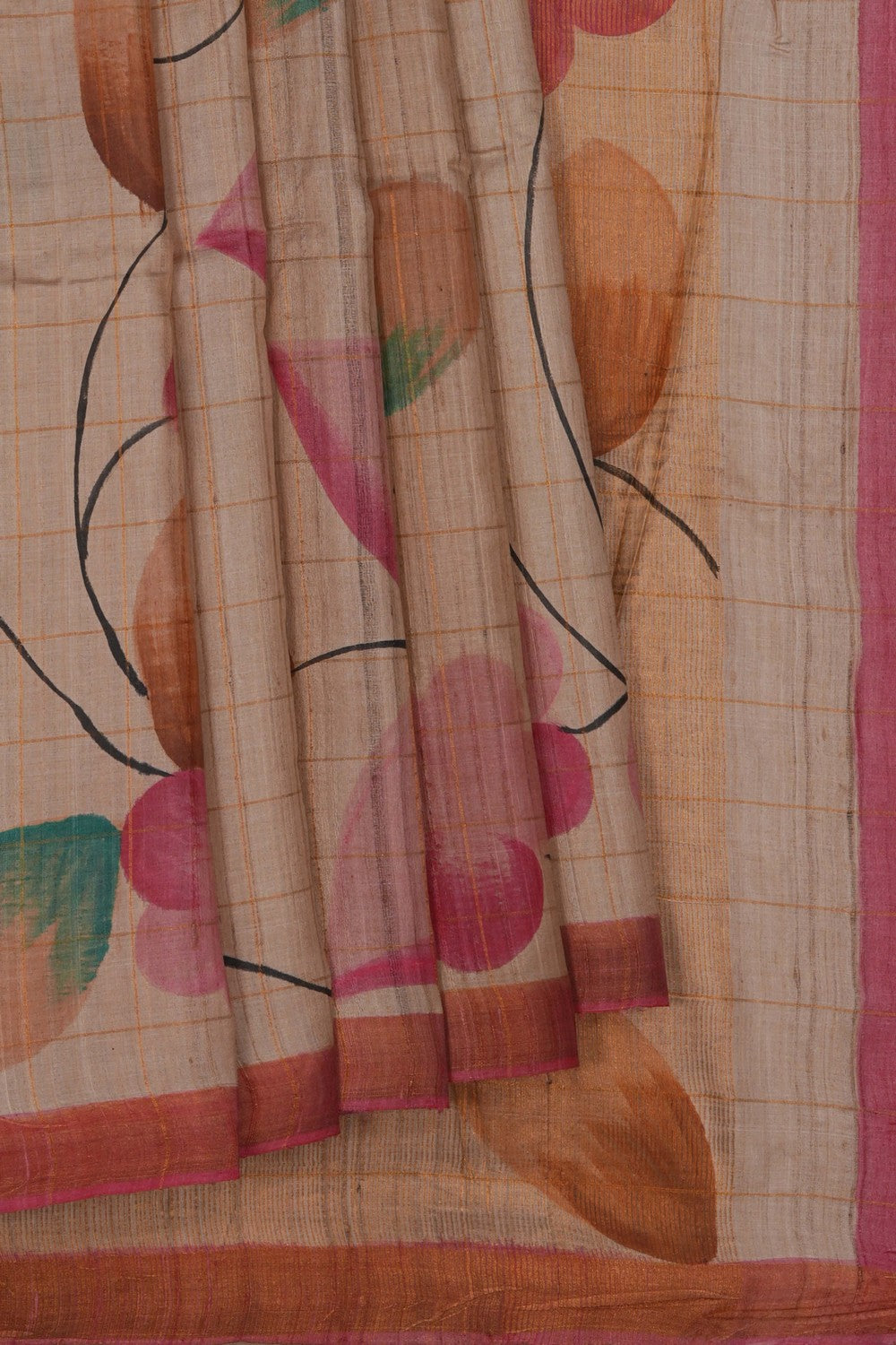 Image of A Beautiful Floral Printed Saree