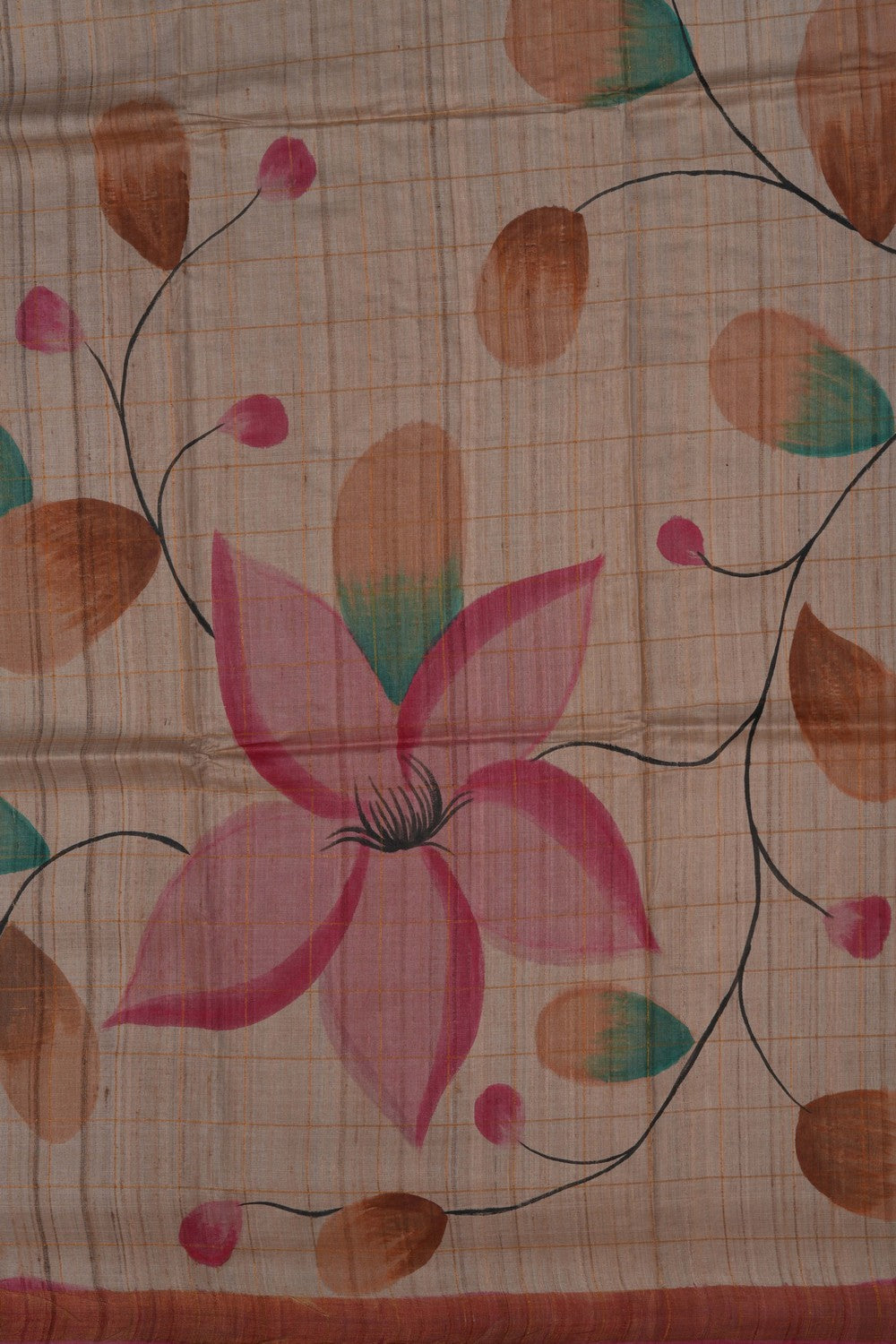 Image of A Beautiful Floral Printed Saree