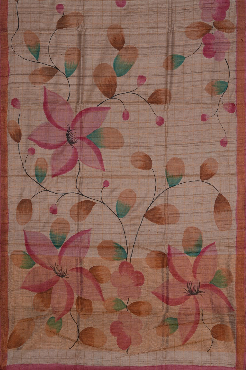 Image of A Beautiful Floral Printed Saree