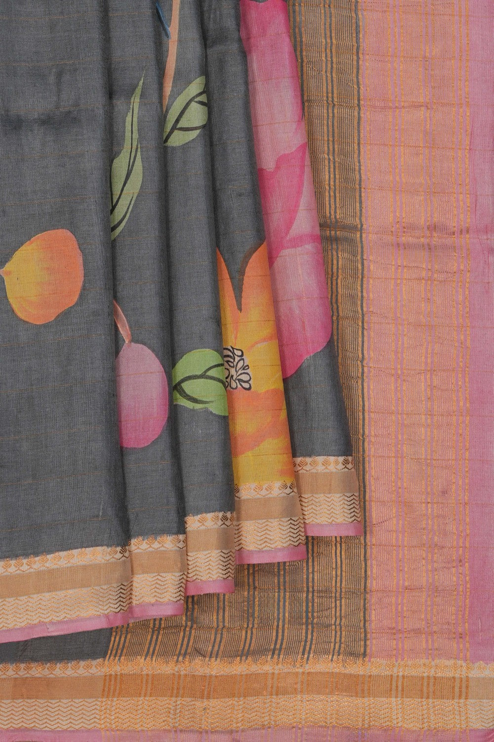 Image of A Beautiful Floral Printed Saree