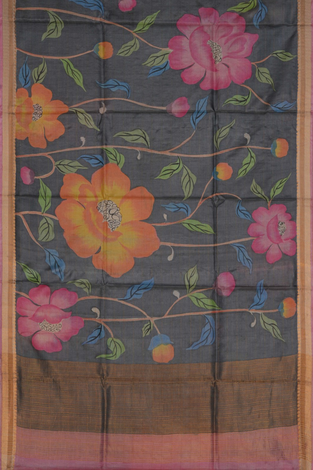 Image of A Beautiful Floral Printed Saree