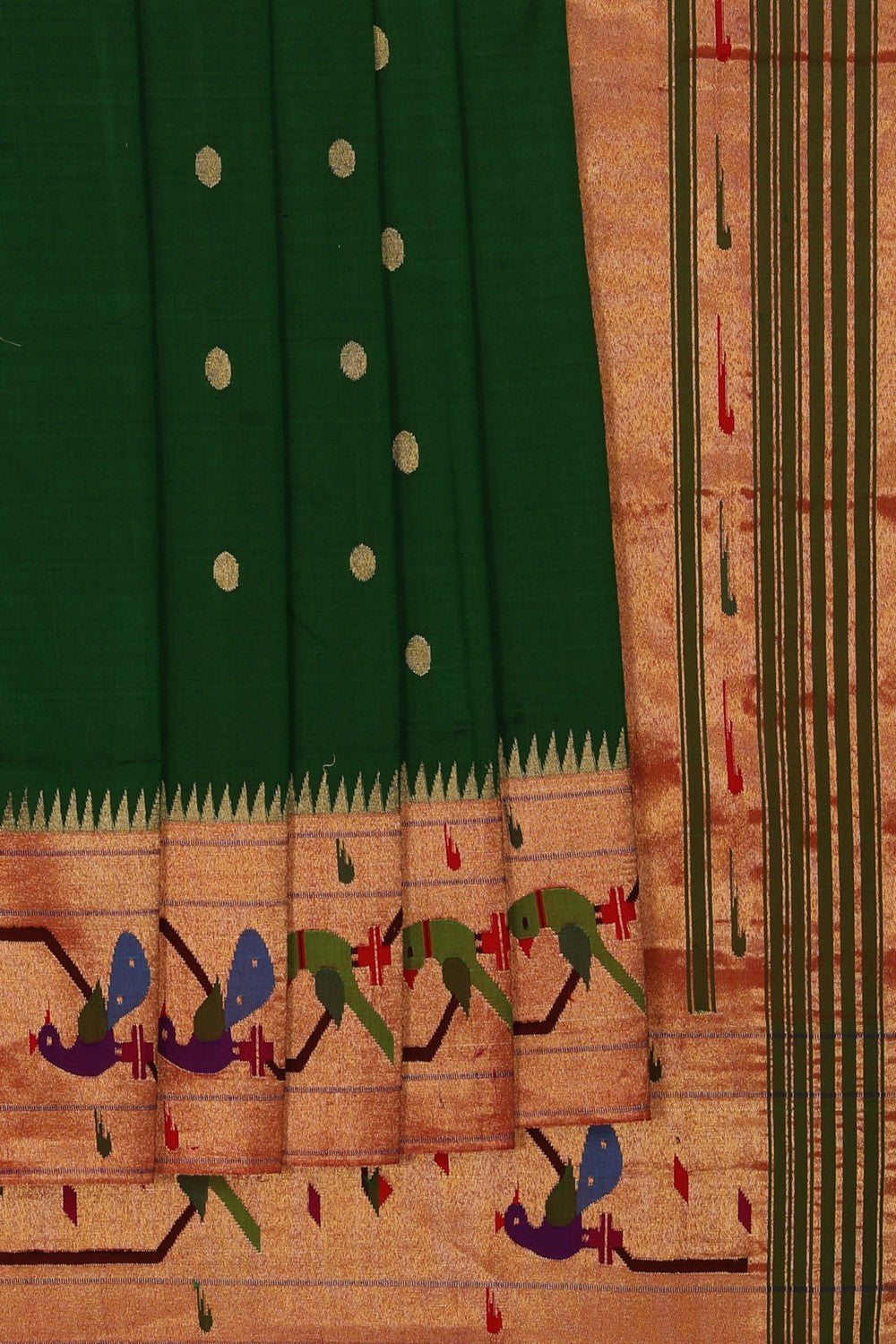 Paithani Green Saree