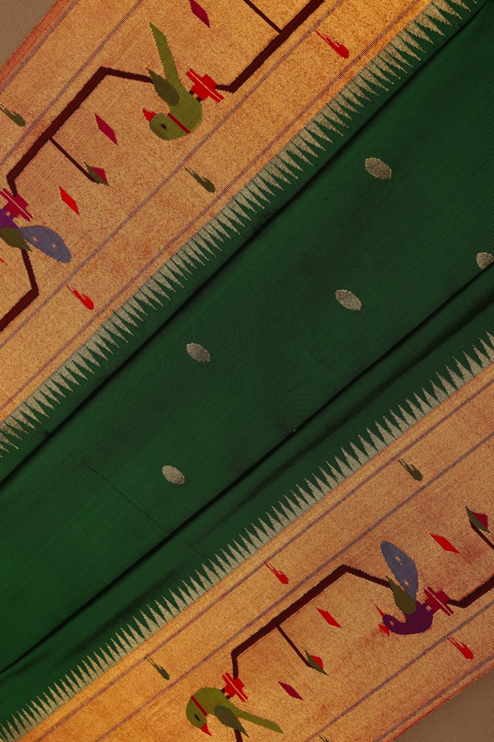 Image of Paithani Green Saree