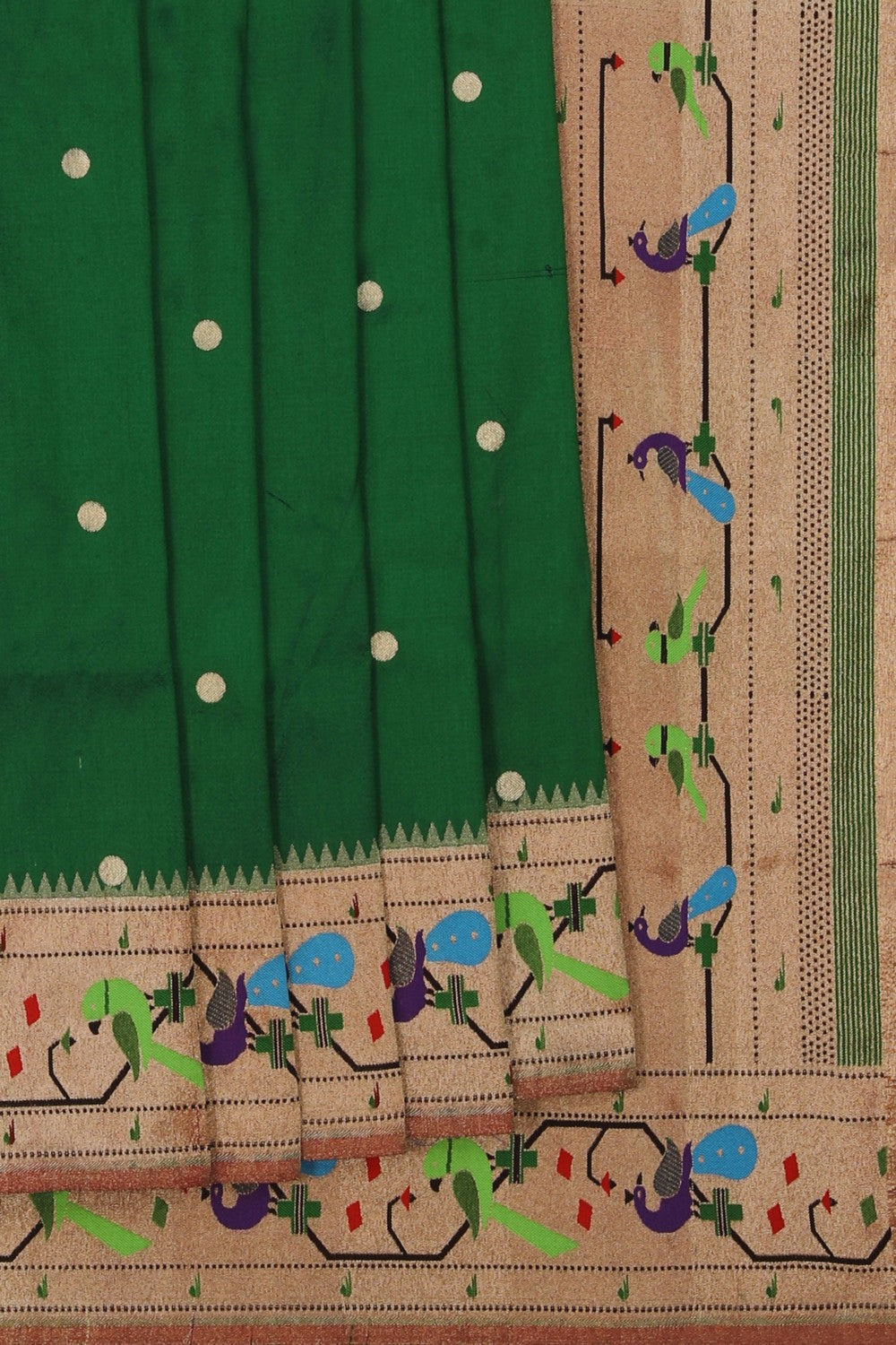 Image of Paithani Green Saree