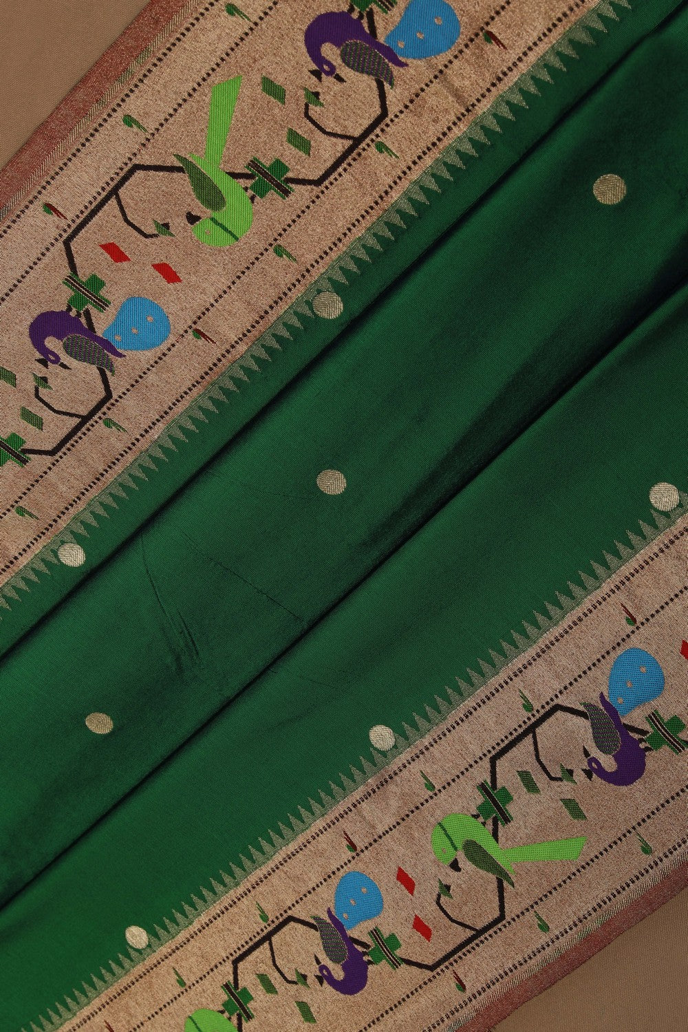Image of Paithani Green Saree