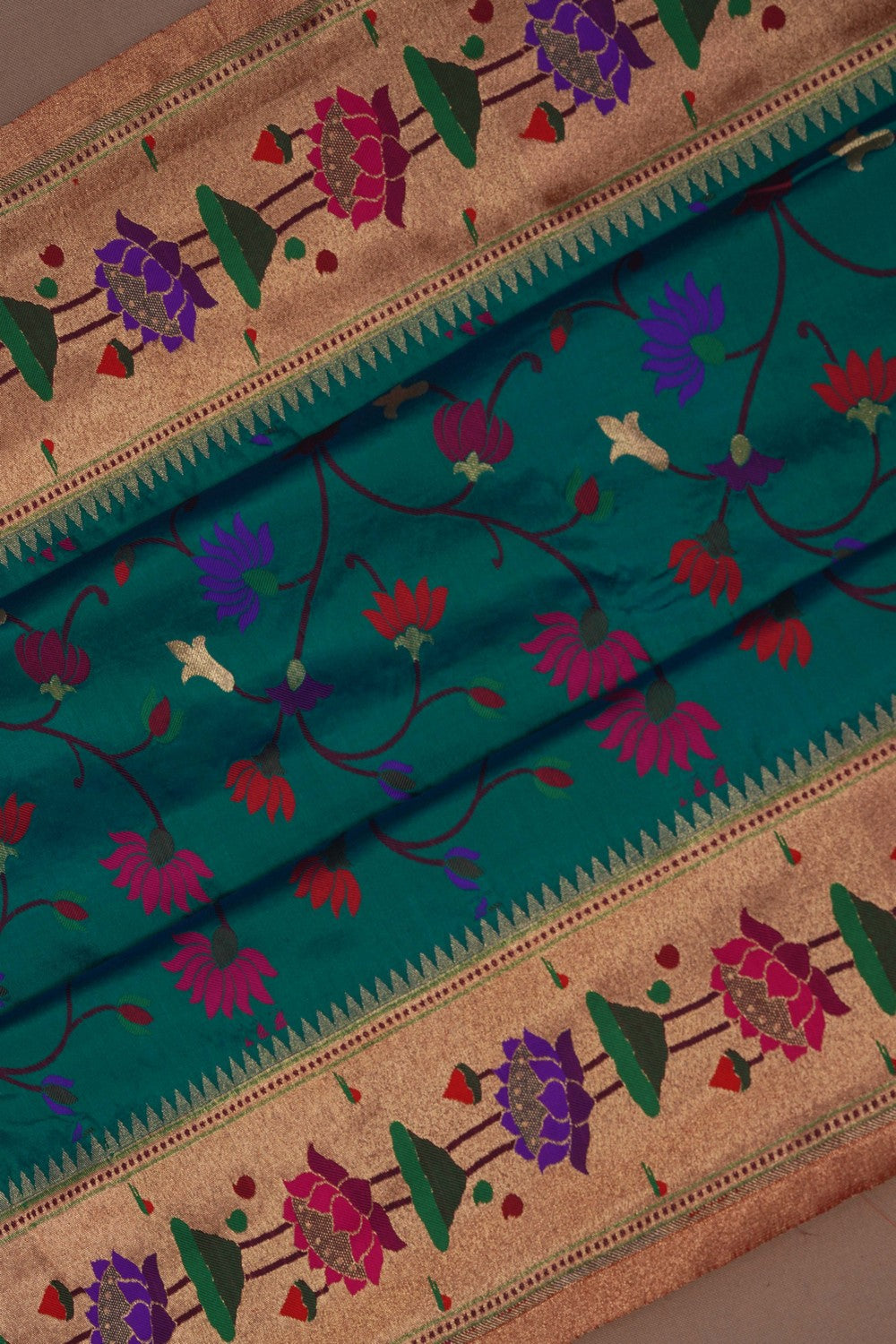 Image of Paithani Blue Saree