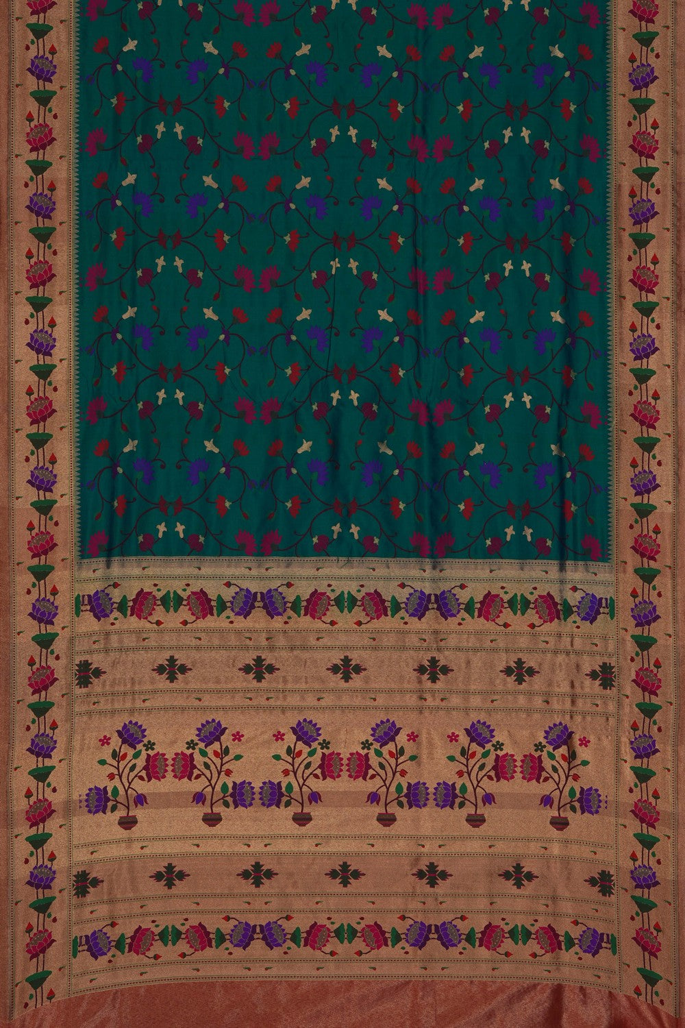 Image of Paithani Blue Saree