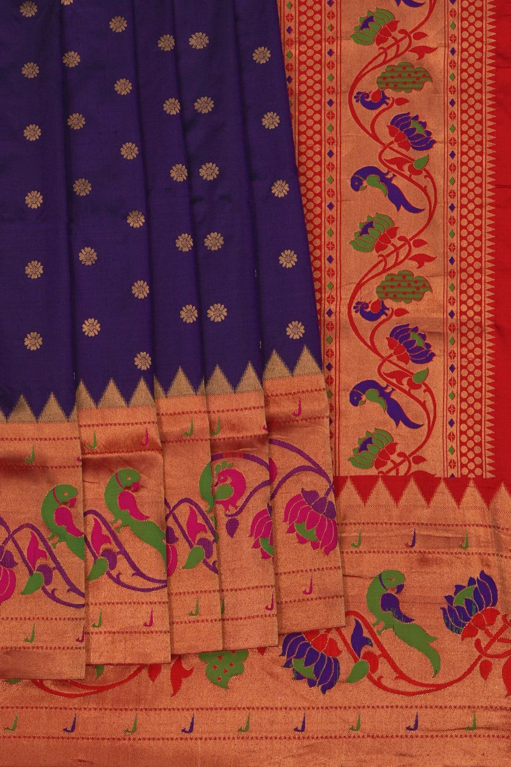Image of Paithani Purple Saree